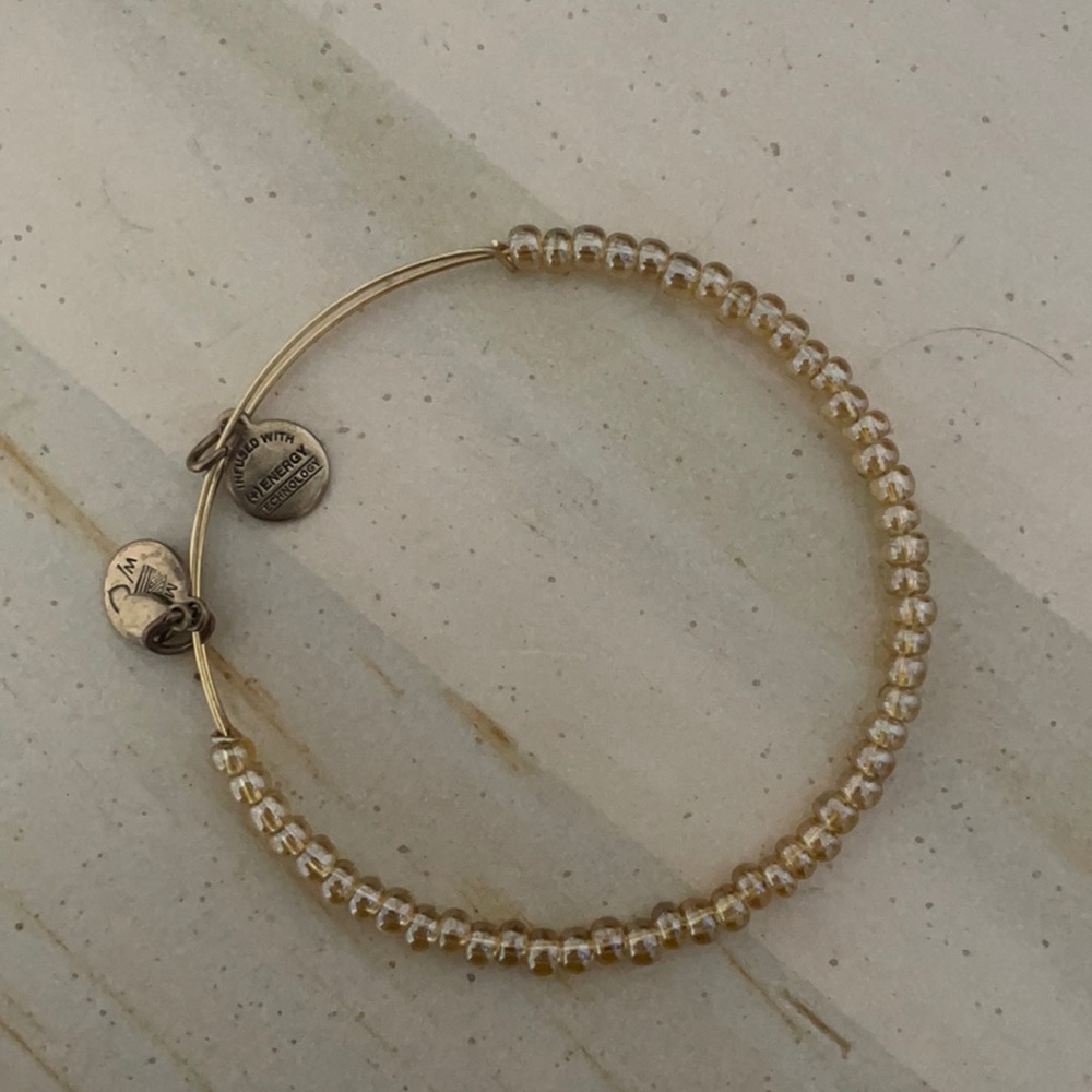 ALEX AND ANI gold beaded bracelet